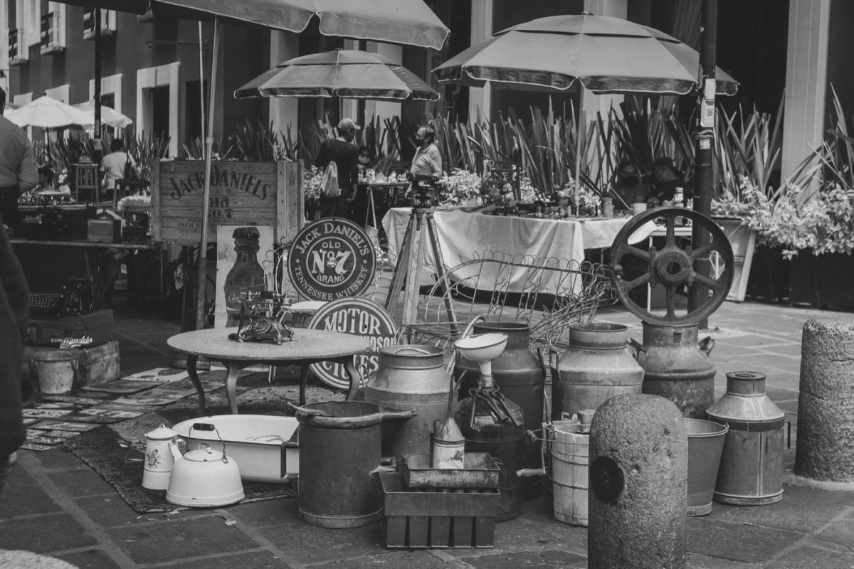 Voyage pour chiner et ramener des pièces de collection